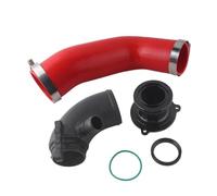 Pour A3 S3 8V TT TTS MK3 2.0T Kit De Durite D'admission D'air Avec Coude D'entrée Turbo Et Suppression Du Silencieux HETEVSCCK(Red)