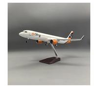pour A321 Neo Hisky 1/100 44CM Modèle d'avion en Résine Moulée sous Pression Support D'affichage De Collection pour Les Passionnés D'Aviation(with Light)