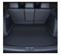 pour A4 2009-2019 Accessoires Détails Intérieurs Tapis Coffre Voiture en Cuir PU Rayé Personnalisé À Couverture Complète Car Boot Liner(BlackB,2009-2014)