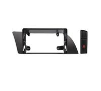 pour A4 A4l A5 B8 2009-2015 2016 12.3 Pouces Grand Écran DVD Fascia Cadre Adaptateur Gauche Droite 2Din Tableau Bord Stéréo Panneau Kit Fascia du Panneau Radio(Cadre LHD)