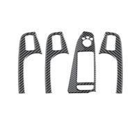 Pour A4 A5 2013 2014 2015 2016 4 Pièces Panneau De Lève-vitre De Porte De Voiture Bouton Cadre Garniture Autocollant(LHD Without hole)