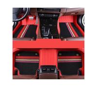 pour A4 B5 1994-1999 Ensemble Complet De Tapis De Sol De Voiture en Cuir sur Mesure Tapis Auto Tapis Intérieur Coussinets De Pied Imperméables(B)