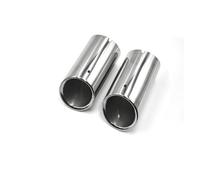 Pour A4 B8 2009 2010 2011 2012 2013 2014 2015 Garniture Tuyau D'échappement Voiture Acier Inoxydable Tuyau D'échappement(Argent 2 pièces)