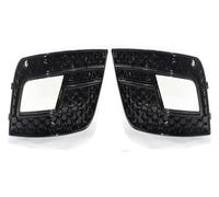 Pour A4 B8.5 Standard Edition 2013 2014 2015 2016 Grilles Voiture Pare-chocs Calandre Antibrouillard Chrome Maille D'abeille Couverture Grilles Radiateur Pare-chocs Voiture(Zwart)