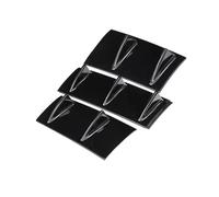 pour A4 B8 A6 Spoiler Général Aileron Requin Trois Sections Pare-Chocs Arrière Voiture Lèvre 7-Fin Diffuseur Kit Corps Diffuseur Pare-Chocs Arrière(Glossy Black)