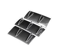 pour A4 B8 A6 Spoiler Général Aileron Requin Trois Sections Pare-Chocs Arrière Voiture Lèvre 7-Fin Diffuseur Kit Corps Diffuseur Pare-Chocs Arrière(Carbon Fiber)