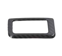 Pour A4 B9 2017 2018 2019 Autocollant Bouton Commutateur Coffre Voiture Décoration Cadre En Acier Inoxydable Garnitures Accessoires Intérieurs FIXCOR(Carbon Fiber Texture)