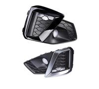 Pour A4 B9 Pour S-Line 2020-2022 Cache-grille De Feux Antibrouillard Avant YIJIAVSX(Chrome)