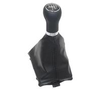 Pour A6 C6 2004-2012 A4 S4 B8 8K A5 8T 8F Q5 8R 2007-2015 Pommeau Levier Vitesse Voiture 5/6 Vitesses Avec Bouton Cuir Véritable Pommeau Vitesse(6 Speed 1)