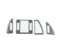 Pour A6 C7 2012-2018 LHD RHD Cadre Sortie D'air Contrôle Central Voiture En Fibre Carbone Décoration Couverture Autocollant Intérieurs(RHD)