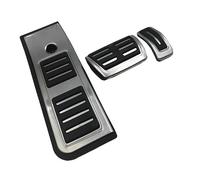 Pour A6 C8 2019 2020 LHD Car Accelerator Fuel Gas Brake Foot Foot Rest Dead Pedal Pad Kit Set No Drilling AT repose-pieds intérieur du véhicule