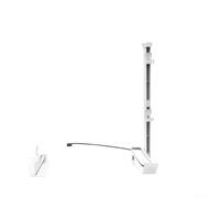 Pour ABS robuste pour PS5 Pro, pied compact de 25 cm, design pour | 5 ports USB, horizontaux pour design, finition blanche, gain de place, pour console PS5 Pro