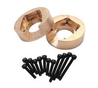 Pour Absima Cr3.4 Pour Sherpa Pour Khamba Cr1.8 Pour Yucatan 2/4 Pièces 110g Contrepoids En Laiton Poids D'équilibre Pièces Voiture Sur Chenilles Rc RC Voitures Modèles(2PCS)