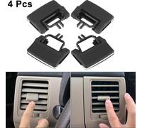 Pour AC Évent Air Évent Sortie Onglet Clips pour Mercedes Benz - 4 Pcs noir