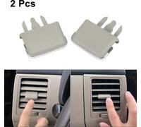 Pour AC Évent Air Évent Sortie Onglet Clips pour Toyota Corolla - 2 Pcs Beige