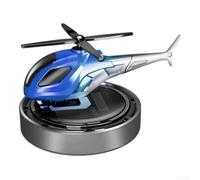 pour accessoire Auto Décoratif Hélice Tournante pour accessoire | Technologie panneau avancée, pour zéro pile nécessaire, écologique, installation pour facile, mouvement continu(blue)