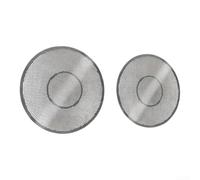 pour accessoire Café 62mm Compatible pour hario pour v60 Lavable(2) | Maille microfine précise, retient le marc, laisse passer les huiles, diamètre 62mm, finition argentée