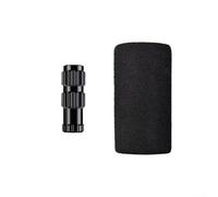 pour accessoire Gonflage Vélo Manche Éponge Protection Doigts | Alliage aluminium pour robuste, design ultra-compact 31mm, protection contre le froid, compatible pour presta, idéal (black)