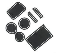 pour accessoire Intérieur Auto Anti-Bruit pour Clio 4 pour | Ajustement parfait, antidérapant, réduit les vibrations, pour facile à installer, intérieur amélioré(White)