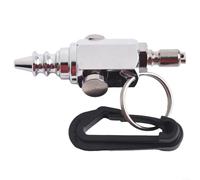 pour accessoire Plongée Buse Gonflage et Bouées pour accessoire | Acier inoxydable pour durable, clip sécurisé, libération air latérale, idéal pour bcd, nettoyage précis