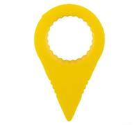 pour accessoire Sécurité Poids Lourd 19mm Jaune Lot 25 pour | Détection visuelle pour desserrage, accidents, protection moyeu, taille 19mm, lot économique 25 pièces