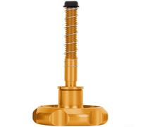 pour accessoire Vélo Aluminium Alliage Léger pour accessoire | Alliage aluminium pour robuste, usinage CNC pour précis, fixation sécurisée, idéal réparation rapide(Gold)