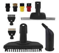 Pour Accessoires de Nettoyeur Vapeur Karcher Brosse Ronde Raclette à Vitres pour Karcher SC1 SC2 SC3 SC4 SC5
