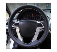 pour Accord 8 pour Odyssey pour Pilot Microfibre Cuir Couverture Volant Voiture Pièces Automobiles Respirant Durable(White Thread)