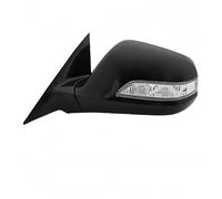 Pour Accord 8e Génération 2008 2009 2010 2011 2012 2013 8 Broches Rétroviseur Extérieur De Porte Voiture Assemblage Latéral(Black,gauche)