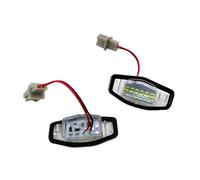 Pour Accord Pour Civic Pour City Pour Odyssey Pour Pilot 2003-2008 | Lampes Blanches 18SMD Sans Erreur Canbus, Lumières De Plaque D'immatriculation À LED