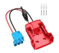 Pour adaptateur de batterie 18 V avec porte-fusible et connecteur de faisceau de fils, prend en charge le fil 12 AWG et compatible avec les jouets d'équitation à batterie au lithium 12 V du modèle 48