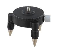 Pour adaptateur de niveau de précision avec base rotative à 360°, interface 1/4" compatible avec les niveaux numériques, support de trépied fileté 5/8"