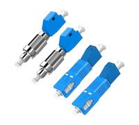 Pour adaptateur fibre optique avec 2 adaptateurs FC vers LC et 2 adaptateurs SC vers LC pour une utilisation avec des localisateurs visuels de défauts et des compteurs de puissance optiques dans Pour