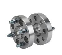 Pour Adaptateurs D'entretoise Roue Voiture À 4 Cosses | 2 Pièces PCD 4x114.3 15/20/25/30/35mm 60.1mm 12*1.25 Entretoises Roue(2PCS 25mm Silver)