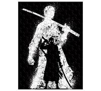 pour Adulte, 1000 pièces de Puzzle en Bois, décoration de la Maison, Anime One Piece Zoro 75 * 50cm