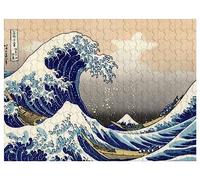 pour Adulte, 1000 Pièces Puzzle en Bois, Vague de Kanagawa Katsushika Hokusai ~ Image 75 * 50cm