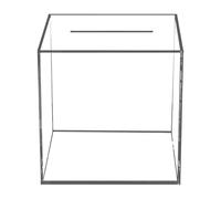 pour Adulte - en Acrylique - Verre à Monnaie Qui ne s'ouvre Pas - Automatique pour l'argent réel - à Dollar - Verre de Banque Acrylique - Petits Anneaux