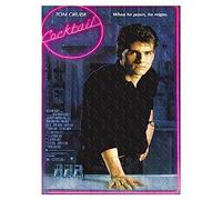 pour Adulte, Puzzle en Bois 1000 pièces, décoration de la Maison, Film de Cocktail Tom Cruise 75 * 50cm