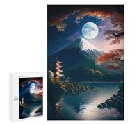 pour Adultes 1000 PCS Puzzle Moonlight Nature Japanese Puzzle pour Adolescents Jeu Pratique Décoration de la Maison Jeu Défiant Cadeaux 1000 PCS