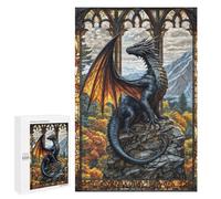 pour adultes 1000 pièces Puzzle Stained Sky Guardian Puzzle pour Adolescents Jeu Pratique Décoration de la Maison Jeu Défiant Cadeaux 1000 PCS