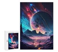 pour Adultes 300 PCS Puzzle Stellar Galaxy Planet Puzzle pour Adolescents Jeu Pratique Décoration de la Maison Jeu Défiant Cadeaux 300 PCS