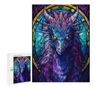 Pour Adultes 500 PCS Puzzle Pourpre Seraphon Dragon Puzzle pour Adultes Relaxant Jeux pour Famille Amusant Jeu De Fiançailles Cadeaux 500 PCS