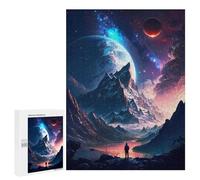 pour Adultes 500 PCS Puzzle Stellar Twilight Galaxy Puzzle pour Adultes Jeu Familial Coupe De Précision Anniversaire Et Noël 500 PCS