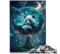 pour Adultes Puzzles Snoozing Panda Puzzles 1000 pièces pour Adultes et Adolescents à partir de 12 Ans Puzzles en Carton Décoration de la Maison Taille : 26 x 38 cm