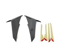 pour ADV350 pour ADV 350 2022-2025 Moto Sport Becquets Latéraux Carénage Partie Aile Déflecteur Pare-Brise Pare-Brise Accessoire Aileron Aérodynamique(Carbon Fiber Pattern)