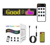 Pour Affichage LED De Voiture - Écran Avec Panneau De Matrice Flexible, Contrôle D'application Sans Fil Affichage Défilement Des Messages D'Animation, IP65 Résistant