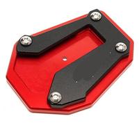 Pour Africa Twin CRF1100L CRF 1000 L 2020 2021 Moto Béquille En Aluminium Pied Agrandisseur Béquille Latérale Extension Accessoires Moto Pied Béquille Latérale Pad(rouge)