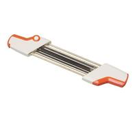 Pour aiguiseur de tronçonneuse Stihl compatible avec chaîne de tronçonneuse Stihl 3/8 P, lime facile Stihl 2 en 1 4,0 mm
