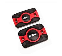 Pour AK550 AK 550 2017-2021 2020 Accessoires CNC Aluminium Arrière Avant Réservoir De Liquide De Frein Couvercle Bouchon(Red)
