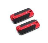 pour AK550 pour AK 550 2022-2023 Moto Réservoir De Liquide Frein Avant Couvercle Cylindre Maître Capuchon D'Huile Réservoir Liqui Frein(Red)